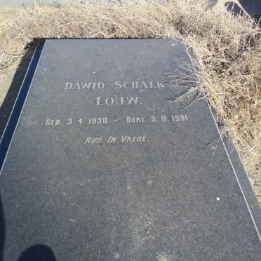 LOUW Dawid Schalk 1930-1991