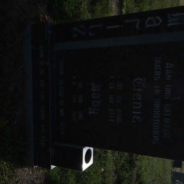 MARITZ Tienie 1906-1977 :: MARITZ Baby 1911-2001