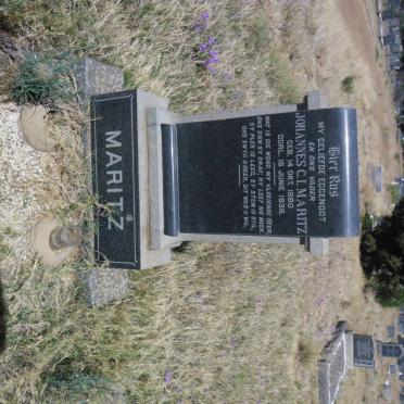 MARITZ Johannes C.I. 1880-1938