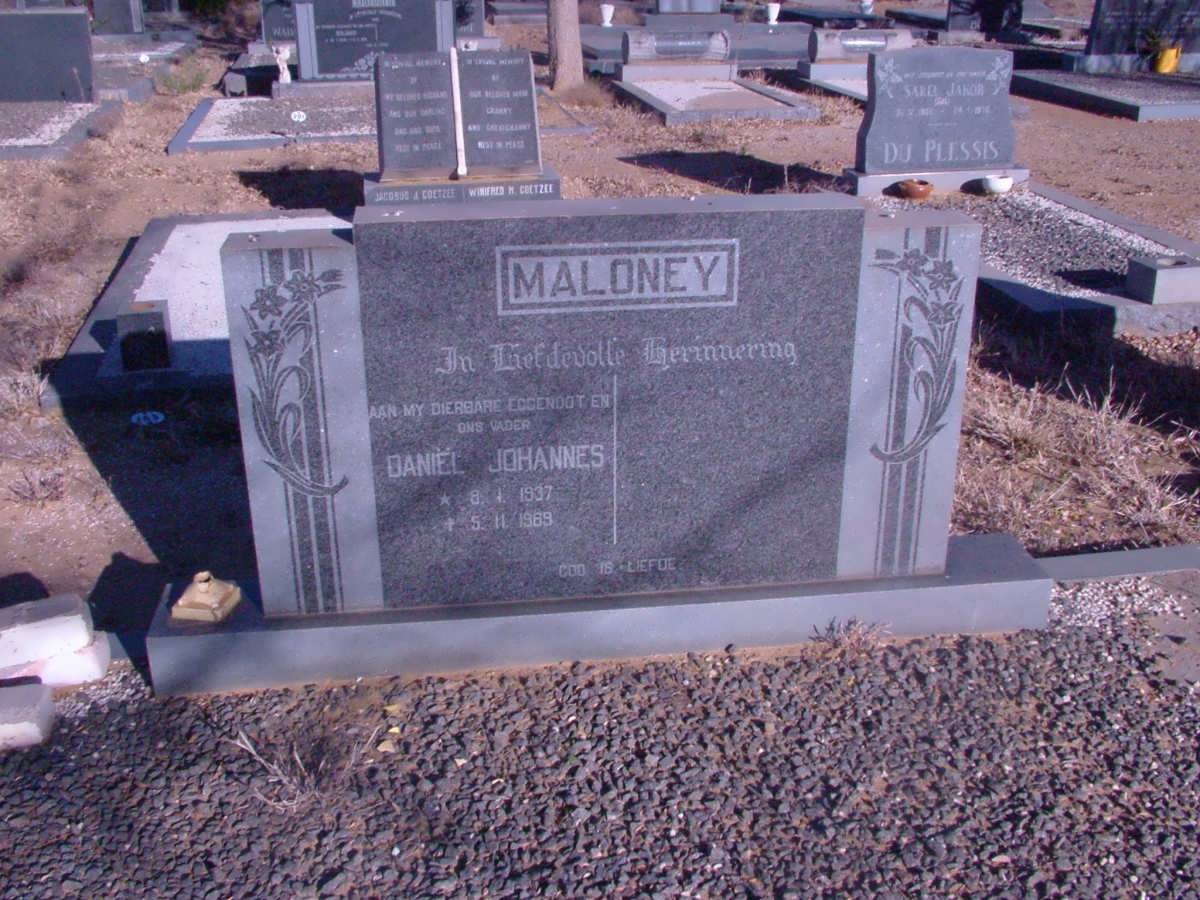 MALONEY Daniel Johannes 1937-1969