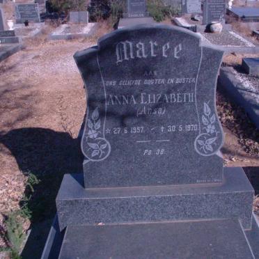 MAREE Anna Elizabeth 1957-1970