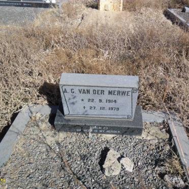 MERWE A.C., van der 1914-1979