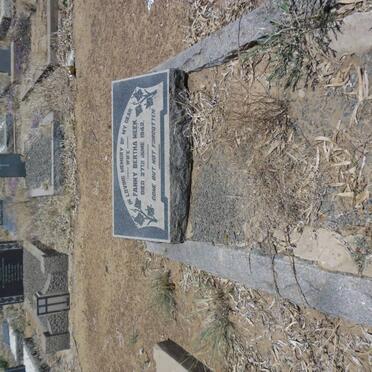 MEEK Fanny Bertha -1942