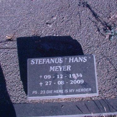 MEYER Stefanus 1934-2009