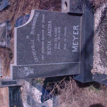 MEYER Hester Jacoba 1909-1970