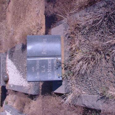 MERWE E.J., v.d. -1963