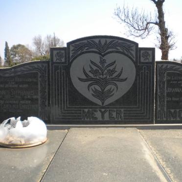 MEYER Johannes Stephanus 1922-1989 &amp; Dinah Carolina Christina 1933-  :: MEYER Johanna Susanna Hendrina nee ROUX 1926-1956 