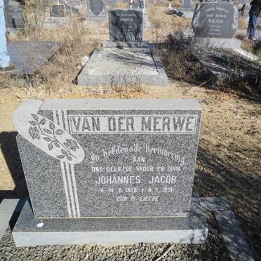 MERWE Johannes Jacob, van der 1928-1991