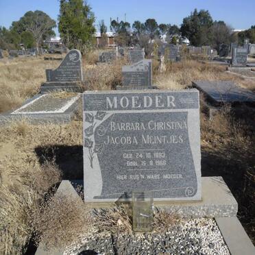 MEINTJES Barbara Christina Jacoba 1893-1966