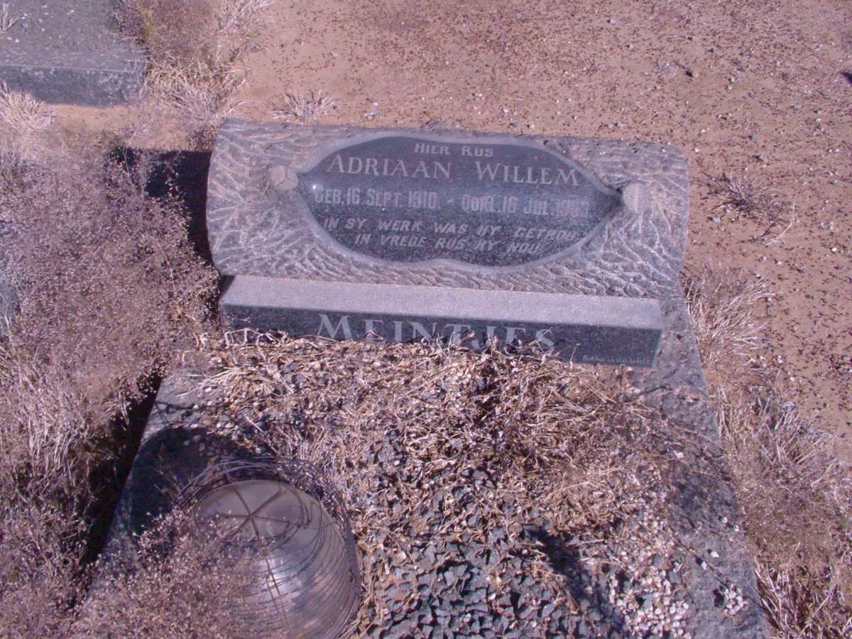 MEINTJES Adriaan Willem 1910-19?3