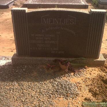 MEINTJES Gerhardus Johannes Prinsloo 1917-1963