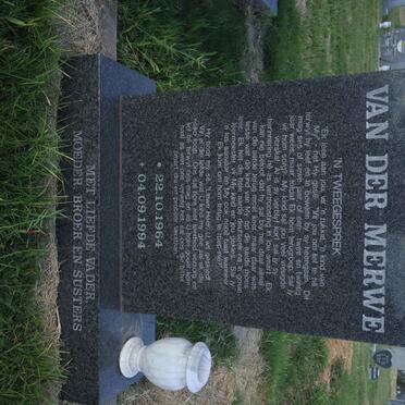 MERWE Johannes Jacobus, van der 1964-1994