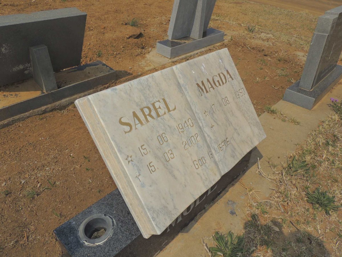 MOLL Sarel 1940-2002 &amp; Magda 1950-