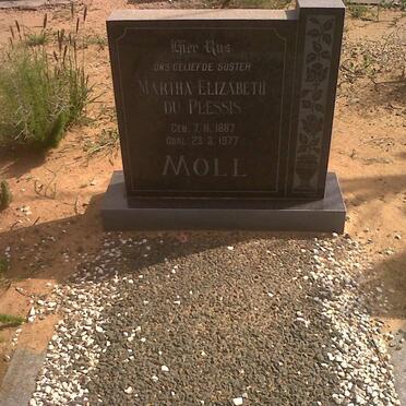 MOLL Martha Elizabeth du Plessis 1887-1977