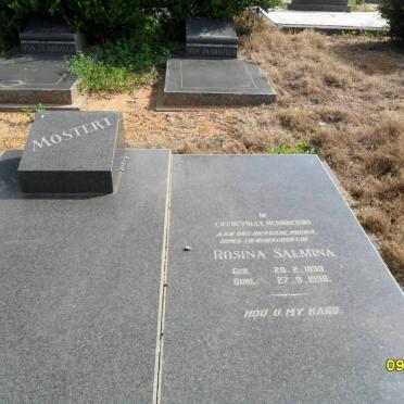 MOSTERT Rosina Salmina 1899-1996