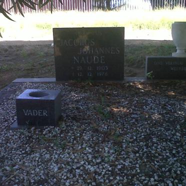 NAUDE Jacobus Johannes 1903-1976