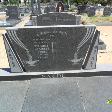 NAUDE Stefanus Johannes Gouws 1921-1973