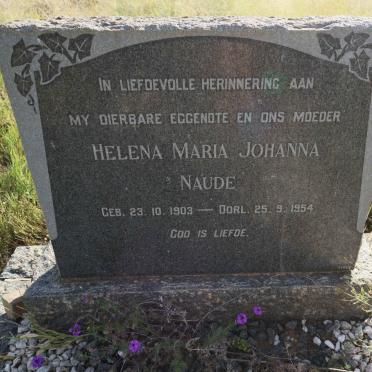 NAUDE Helena Maria Johanna 1903-1954