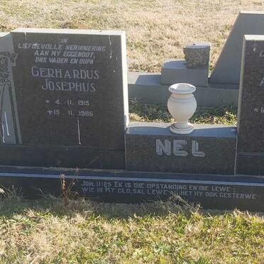 NEL Gerhardus Josephus 1915-1986 &amp; Anna Maria Jacoba DU PLOOY 1916-1992