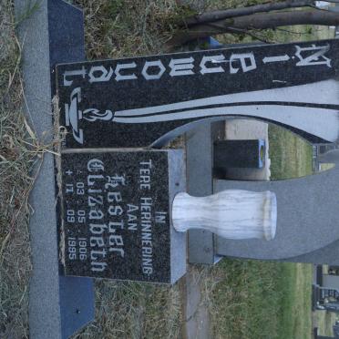 NIEUWOUDT Hester Elizabeth 1906-1995