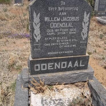 ODENDAAL Willem Jacobus 1909-1944