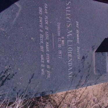 ODENDAAL S.M.L. -1977