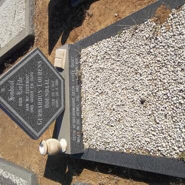 ODENDAAL Gerhardus Lourens 1912-1981