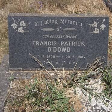 O'DOWD Francis Patrick 1879-1937