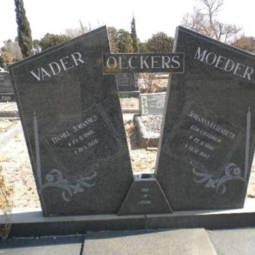 OLCKERS Daniel Johannes 1895-1958 &amp; Johanna Elizabeth ERASMUS 1898-1947