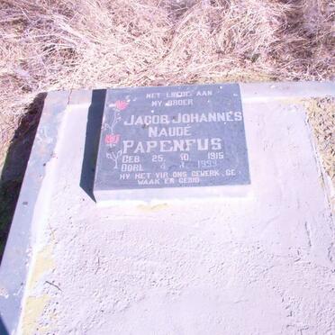 PAPENFUS Jacob Johannes Naudé 1915-1999