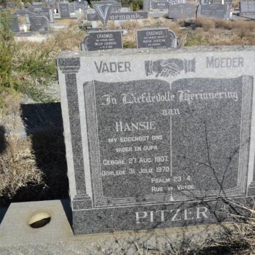 PITZER Hansie 1907-1970