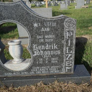 PILZER Hendrik Johannes 1937-1994