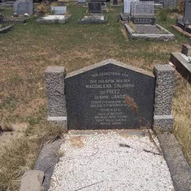 PREEZ Magdalena Salomina, du nee JANSE? 18??-194?