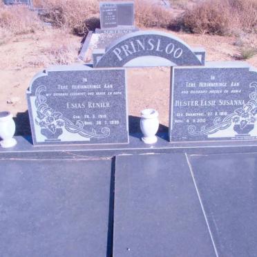 PRINSLOO Esias Renier 1910-1990 &amp; Hester Susanna SWANEPOEL 1918-2010