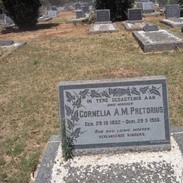 PRETORIUS Cornelia A.M. 1882-1956