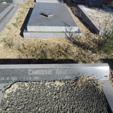 RADEMAN Chrissie 1920-1993