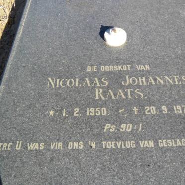 RAATS Nicolaas Johannes 1950-1976