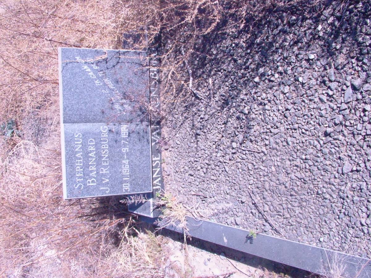 RENSBURG Stephanus Barnard, Janse van 1964-1981