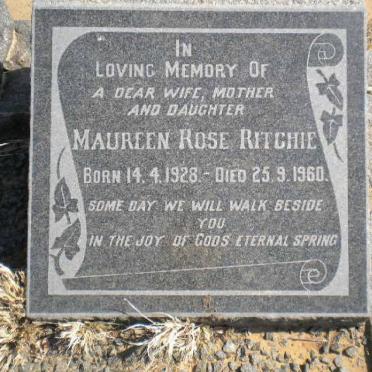 RITCHIE Maureen Rose 1928-1960