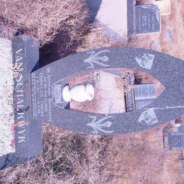 SCHALKWYK Cornelius Tobias, van 1962-1991