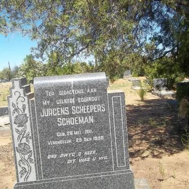 SCHOEMAN Jurgens Scheepers 1911-1950