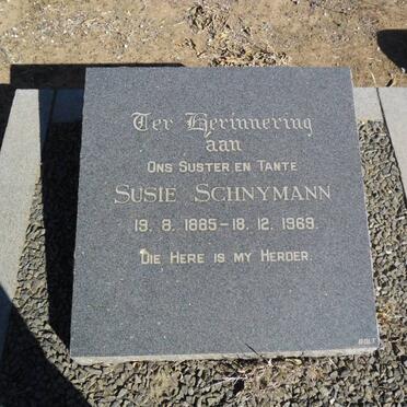 SCHNYMANN Susie 1895-1969
