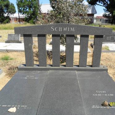 SCHWIM Henry 1918-1976 :: SCHWIM Evert 1957-2001