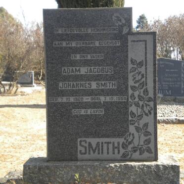 SMITH Adam Jacobus Johannes 1909-1958