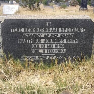 SMITH Marthinus Johannes 1898-1937