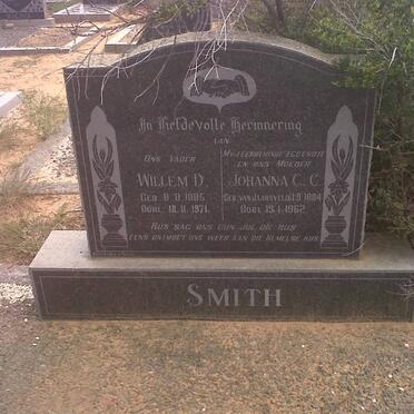 SMITH Willem D. 1885-1971 &amp; Johanna C.C. VAN JAARSVELD 1884-1962 