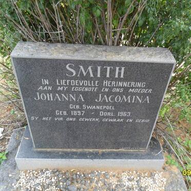 SMITH Johanna Jacomina nee SWANEPOEL 1897-1963