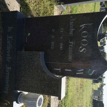 SMIT Jacobus Francois 1947-1993