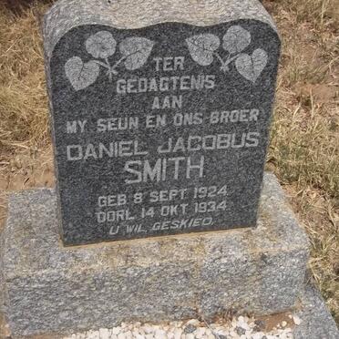 SMITH Daniel Jacobus 1924-1934