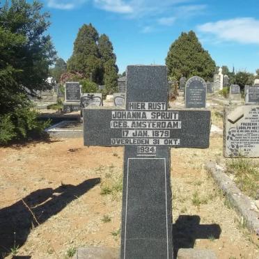 SPRUIT Johanna 1879-1934